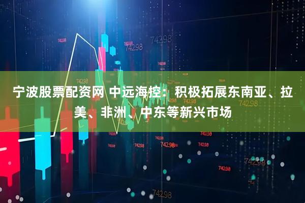 宁波股票配资网 中远海控：积极拓展东南亚、拉美、非洲、中东等新兴市场